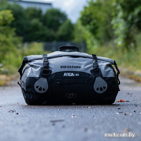 Спортивная сумка Oxford Aqua T-30 Roll Bag OL481 (серый/черный)