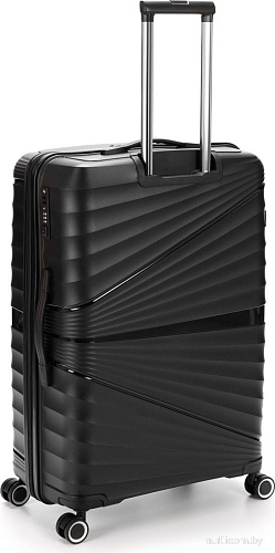 Чемодан-спиннер Torber Nevo T2207L (черный)