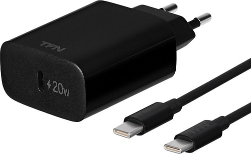 Сетевое зарядное TFN TFN-WC36 USB Type-C (черный)