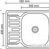 Кухонная мойка Ledeme L95848-R