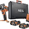 Ударная дрель-шуруповерт AEG Powertools BSB 18C2BL-202C 4935479785 (с 2-мя АКБ, кейс)