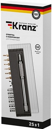 Набор бит Kranz KR-12-4751 (25 предметов)