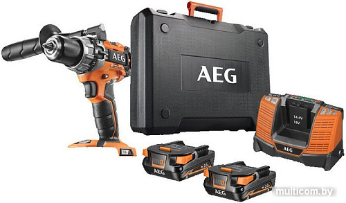 Ударная дрель-шуруповерт AEG Powertools BSB 18C2BL-202C 4935479785 (с 2-мя АКБ, кейс)