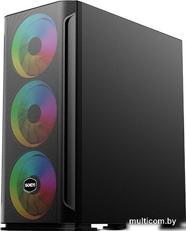 Корпус Soeyi AX1-B10 Tempered Glass