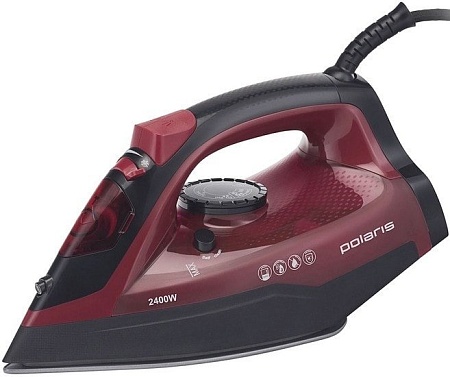 Утюг Polaris PIR 2478K (черный/алый)