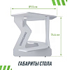 Геймерский стол VMM Game Jetx Light White SF-1WWE