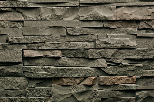 Декоративный камень Подворье Феодал Каменистый пласт угловой (хаки)