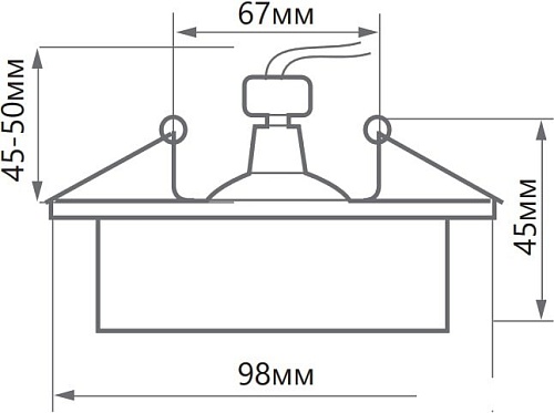 Точечный светильник Feron DL2911 41139