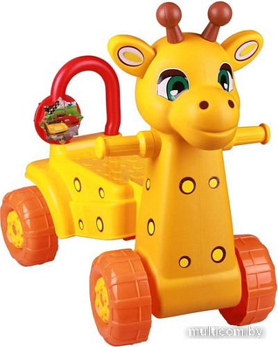 Каталка Альтернатива Жираф М3892 (желтый)