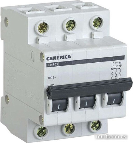 Generica ВА 47-29 3Р 40А 4.5кА MVA25-3-040-C