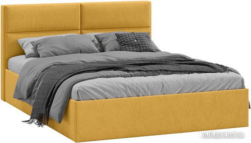 Кровать Трия Глосс универсальный тип 1 160x200 (микровелюр Wellmart Yellow)