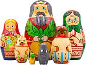 Развивающая игра Брестская Матрешка Русская народная сказка Репка (набор 7 шт)
