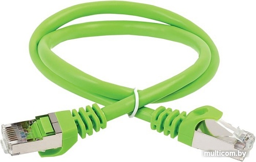 Кабель ITK RJ45 - RJ45 PC02-C5EF-3M (3 м, зелёный)