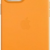 Чехол Apple MagSafe Leather Case для iPhone 12 Pro Max (золотой апельсин)