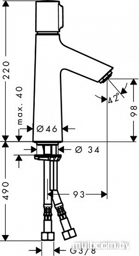 Смеситель Hansgrohe Talis Select S 72043000