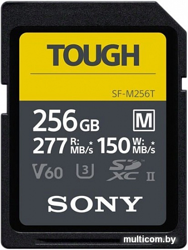 Карта памяти Sony SF-M Tough SDXC 256GB