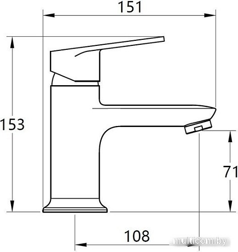Смеситель Voda Drop DP26M