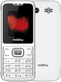 Мобильный телефон Nobby 110 (белый/серый)