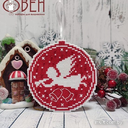 Набор для вышивания Овен Ёлочная игрушка. Вестник 1441