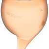 Менструальная чаша Satisfyer Feel Secure (оранжевый)