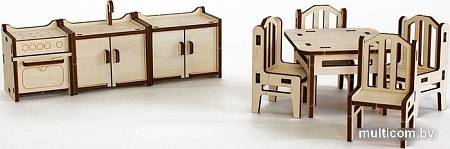 Сборная модель Woody Кухня 2161