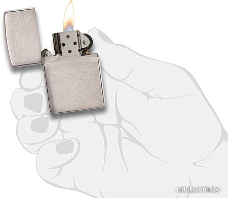 Зажигалка Zippo Armor Brushed Chrome [162-000003]