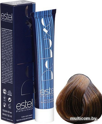 Estel Professional De Luxe 6/41 темно-русый медно-пепельный