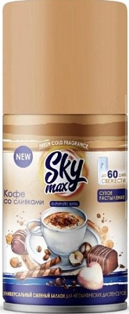 Сменный блок для освежителя воздуха Sky Max Кофе со сливками (250 мл)