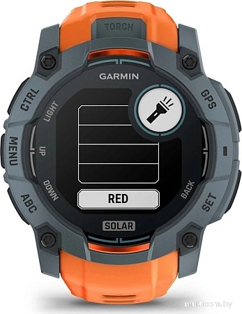 Умные часы Garmin Instinct 3 Solar 50 мм (серый)