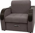 Кресло Сириус Лидер-1 ППУ 105x110 (Eva 06 велюр темно-серый)