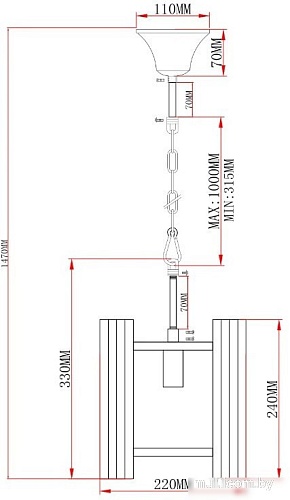 Подвесная люстра Moderli Monte V10775-1P