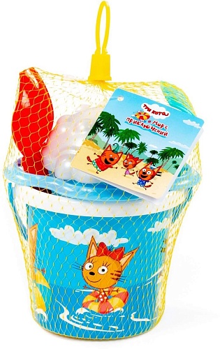 Набор игрушек для песочницы Полесье Три кота и море приключений №1 91901 (в ассортименте)