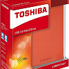 Внешний жесткий диск Toshiba Canvio Alu HDTH320ER3AB 2TB (красный)