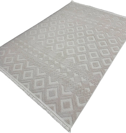 Ковер для жилой комнаты Radjab Carpet Поло Прямоугольник EN 268 12553RK (2x4, Beige)
