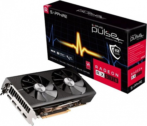 Видеокарта Sapphire Pulse Radeon RX 570 Lite 8GB GDDR5 11266-75-20G