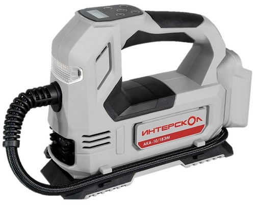 Автомобильный компрессор Интерскол АКА-10/18ЭМ 748.0.0.70 (без АКБ)