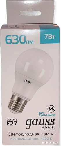 Светодиодная лампочка Gauss Elementary T120 E27 42 Вт 4000 K 63224