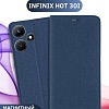 Чехол для телефона Bingo Book для INFINIX Hot 30i (синий)