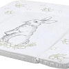 Пеленальный матрас Sweet Baby Foresta Magica Grigio Oliva 80x71 (заяц серый/оливковый)