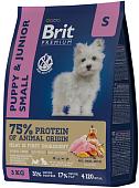 Сухой корм для собак Brit Premium Dog Puppy and Junior Small курица 3 кг