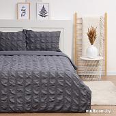Постельное белье Love Life Texture 1.5сп 10323169 (темно-серый)