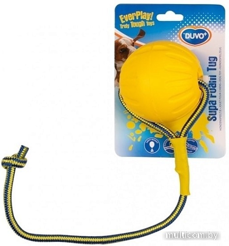 Игрушка для собак Duvo Plus Мяч на веревке 11292/DV