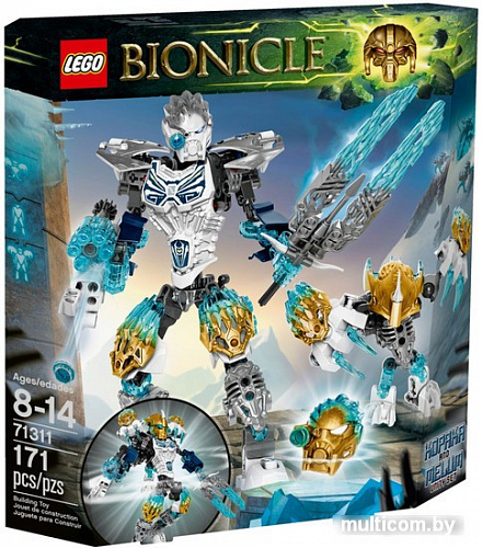 Конструктор LEGO Bionicle 71311 Копака и Мелум - Объединение Льда