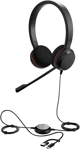 Офисная гарнитура Jabra Evolve 20 MS Stereo USB-C/A