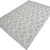 Ковер для жилой комнаты Radjab Carpet Поло Прямоугольник EN 261 12453RK (0.8x1.5, Cream)