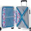 Чемодан-спиннер American Tourister Sunside Colour Flowers 55 см