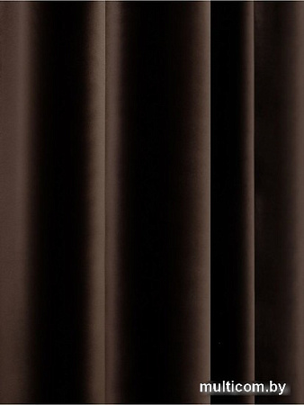 Комплект штор Soft Lines Бархат 9102G-E11 1.8x2.6 м (шоколад, 2 шт)