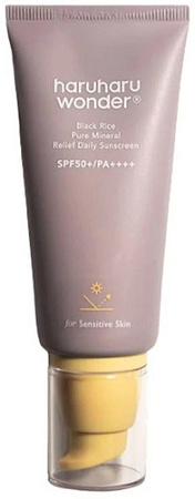 Крем солнцезащитный Haruharu Black Rice Pure Mineral SPF50+ PA++++ (50 мл)