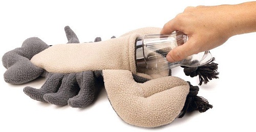 Игрушка для собак Beeztees Лобстер серый 619152