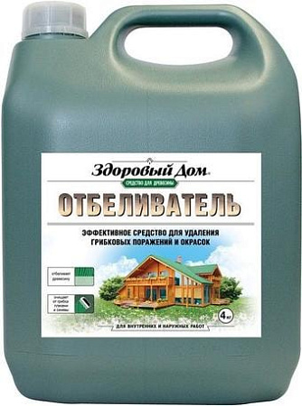 Отбеливатель древесины Здоровый дом для уничтожения грибка 4 кг